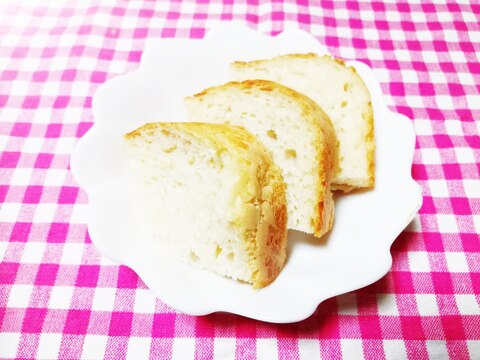 ふっくらモチモチ♪薄力粉で作るHB御飯パン